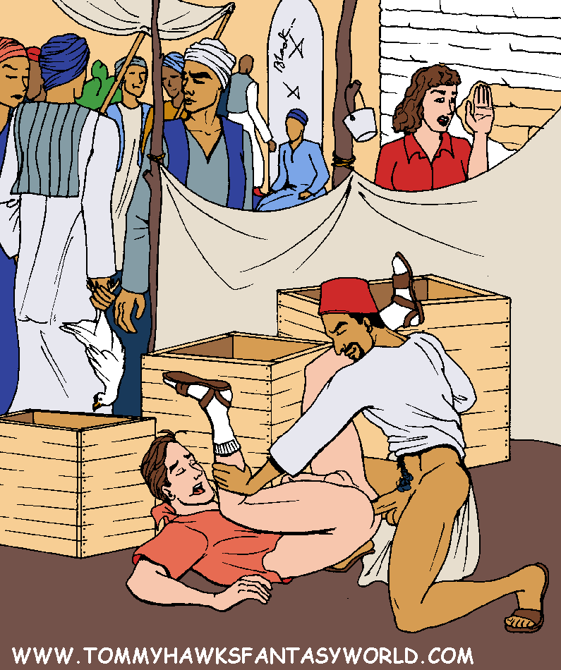 Illustration of Moroccan Marketplace