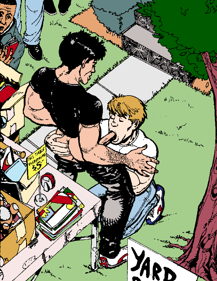 Illustration of Yard Sale